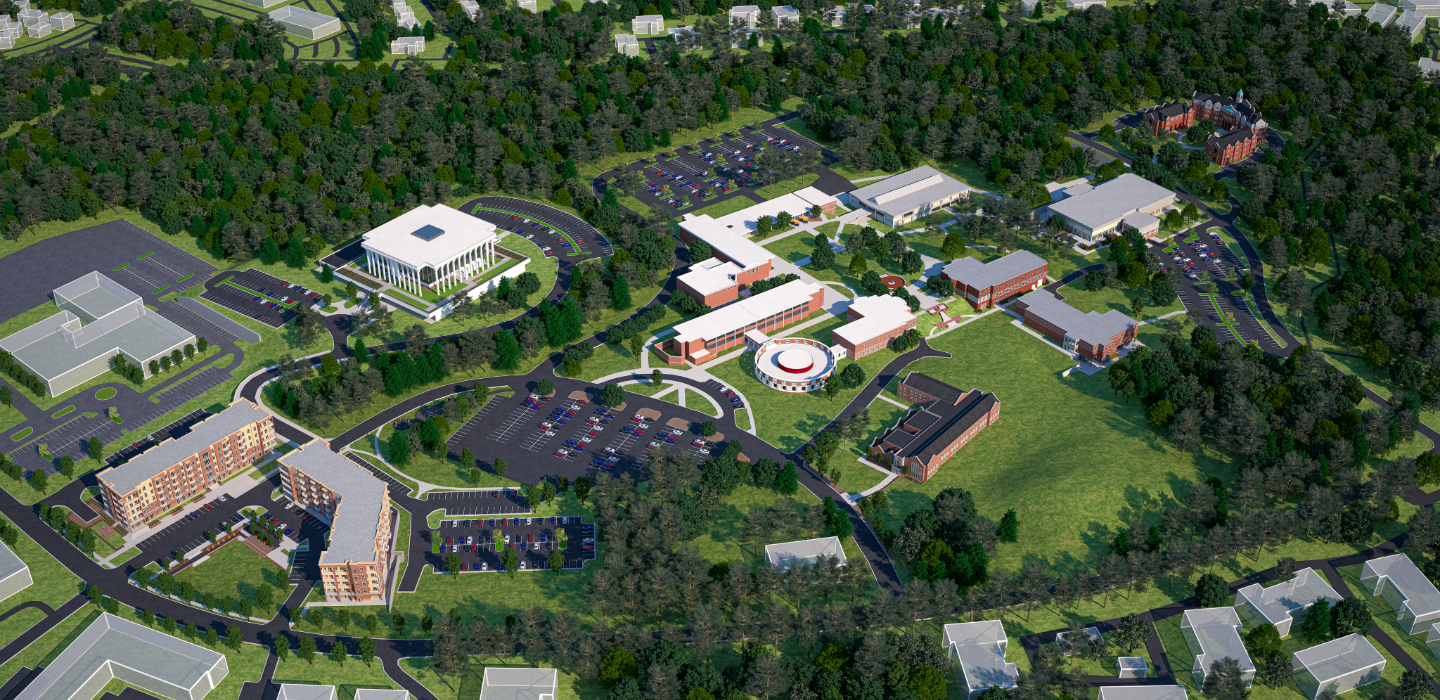 Digital rendering of Mercer's Atlanta campus